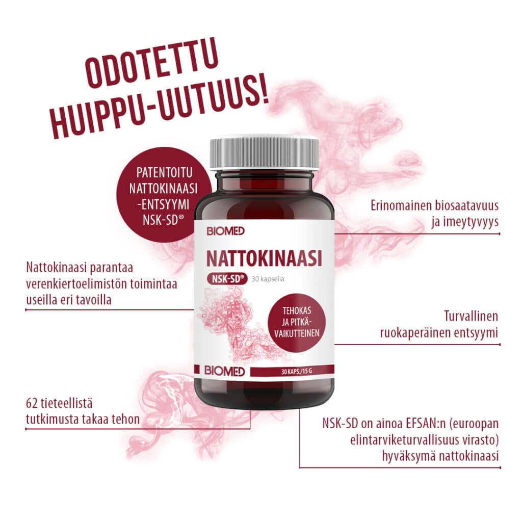 Nattokinaasi NSK-SD® - Biomed Oy