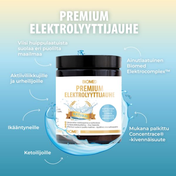 Premium Elektrolyyttijauhe - Natural - Image 2