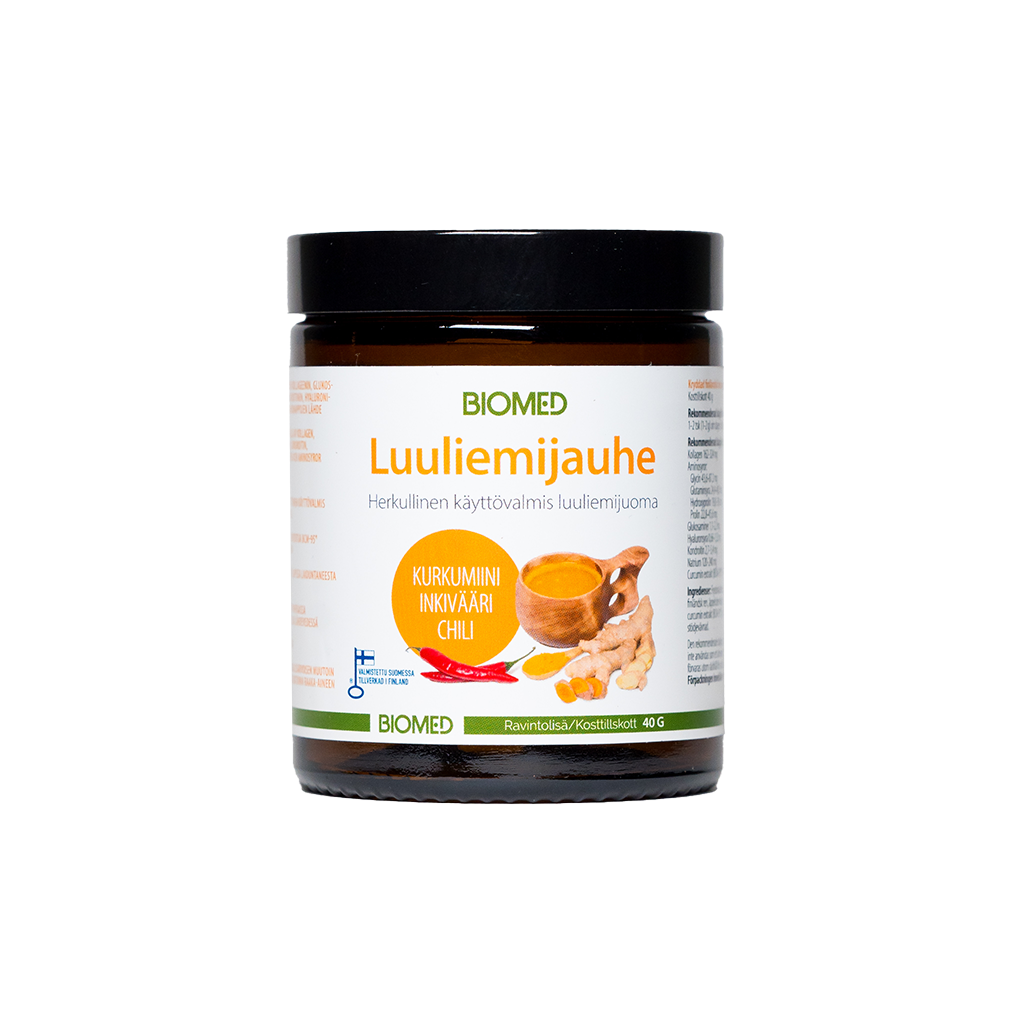 Poron Luuliemijauhe - kurkumiini + inkivääri + chili